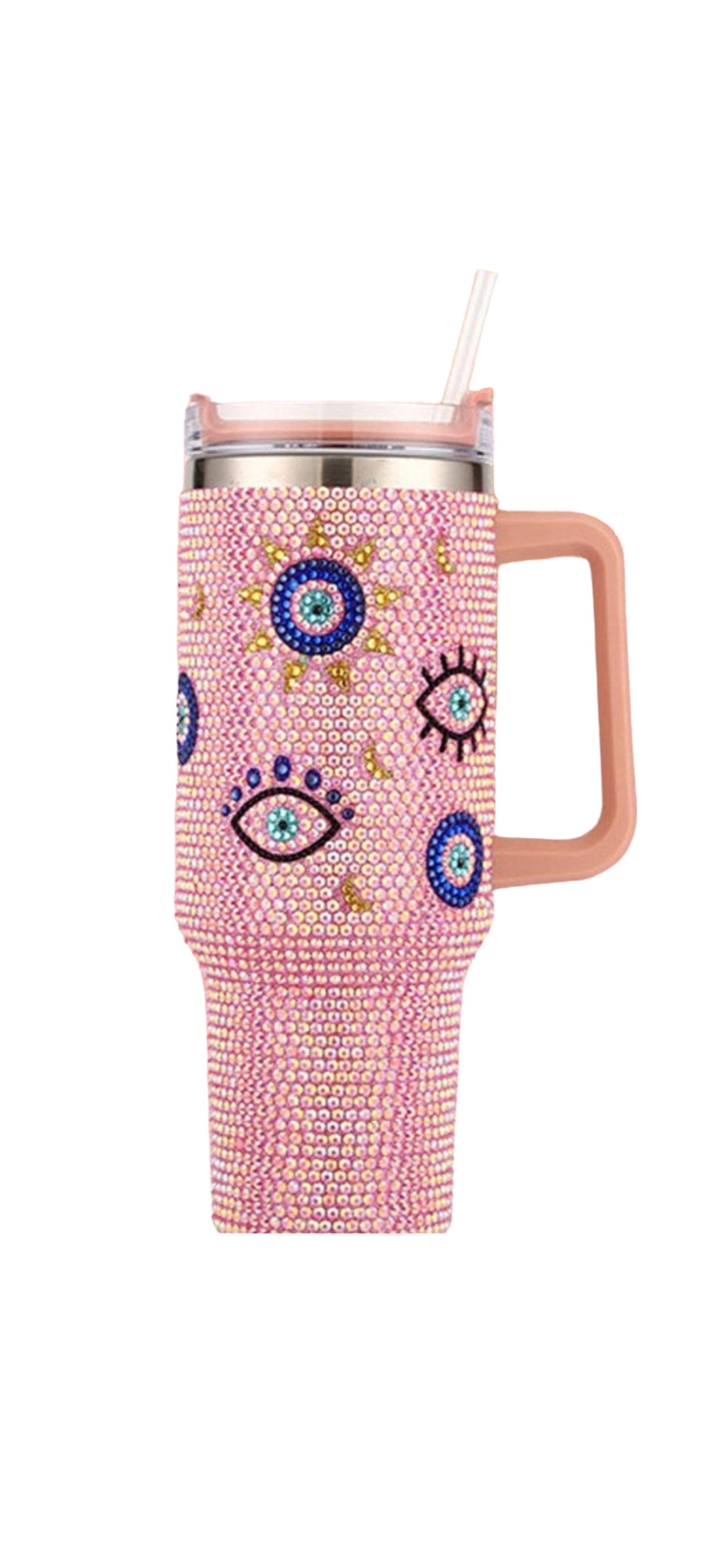 Bling Eye Stainless Steel Tumbler Handle