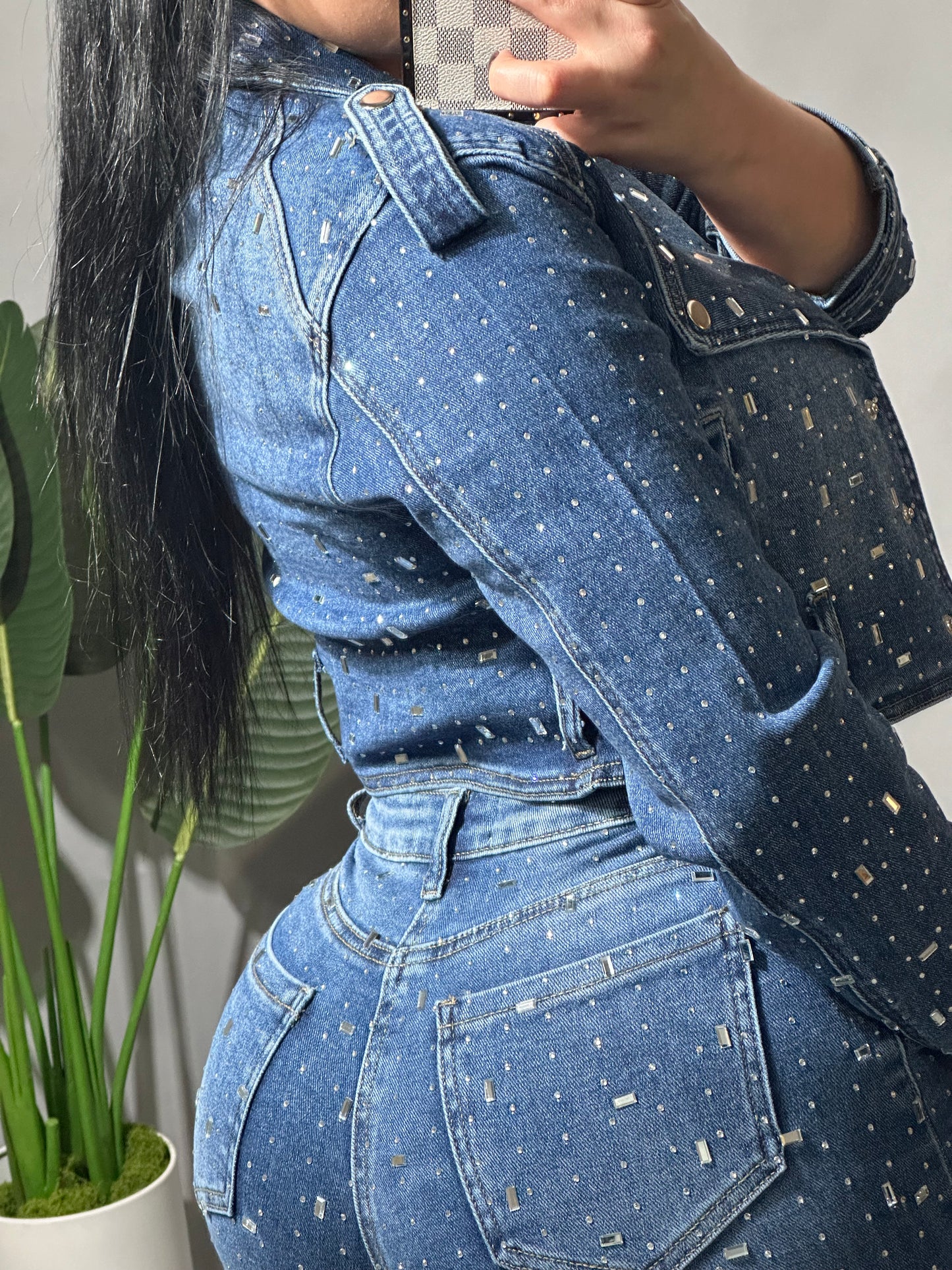 Crystal Denim Blue Jacket