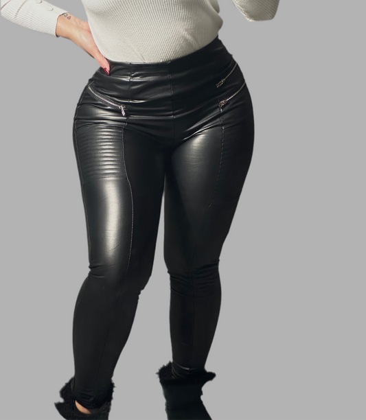 Faux Leather Skinny Pants