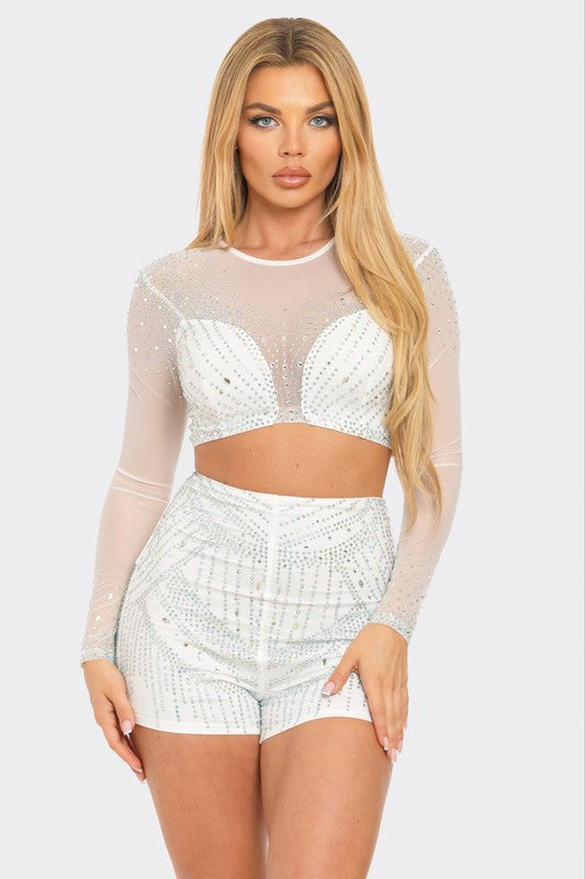 White Diamond 2 Piece Set