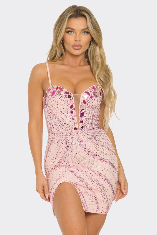 Blush Crystal Dress