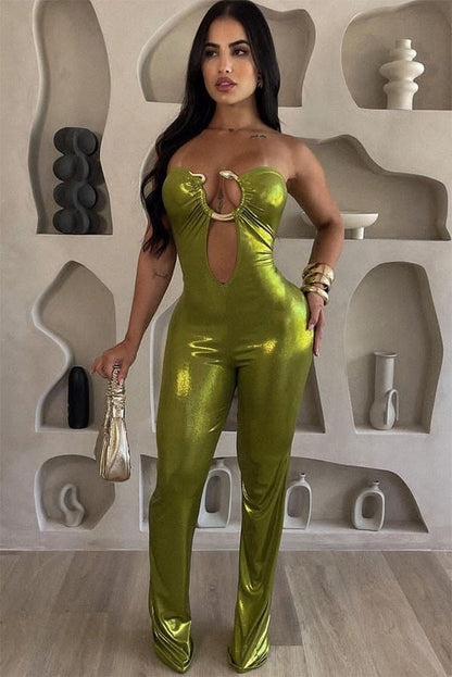 Savage Metallic Jumpsuit