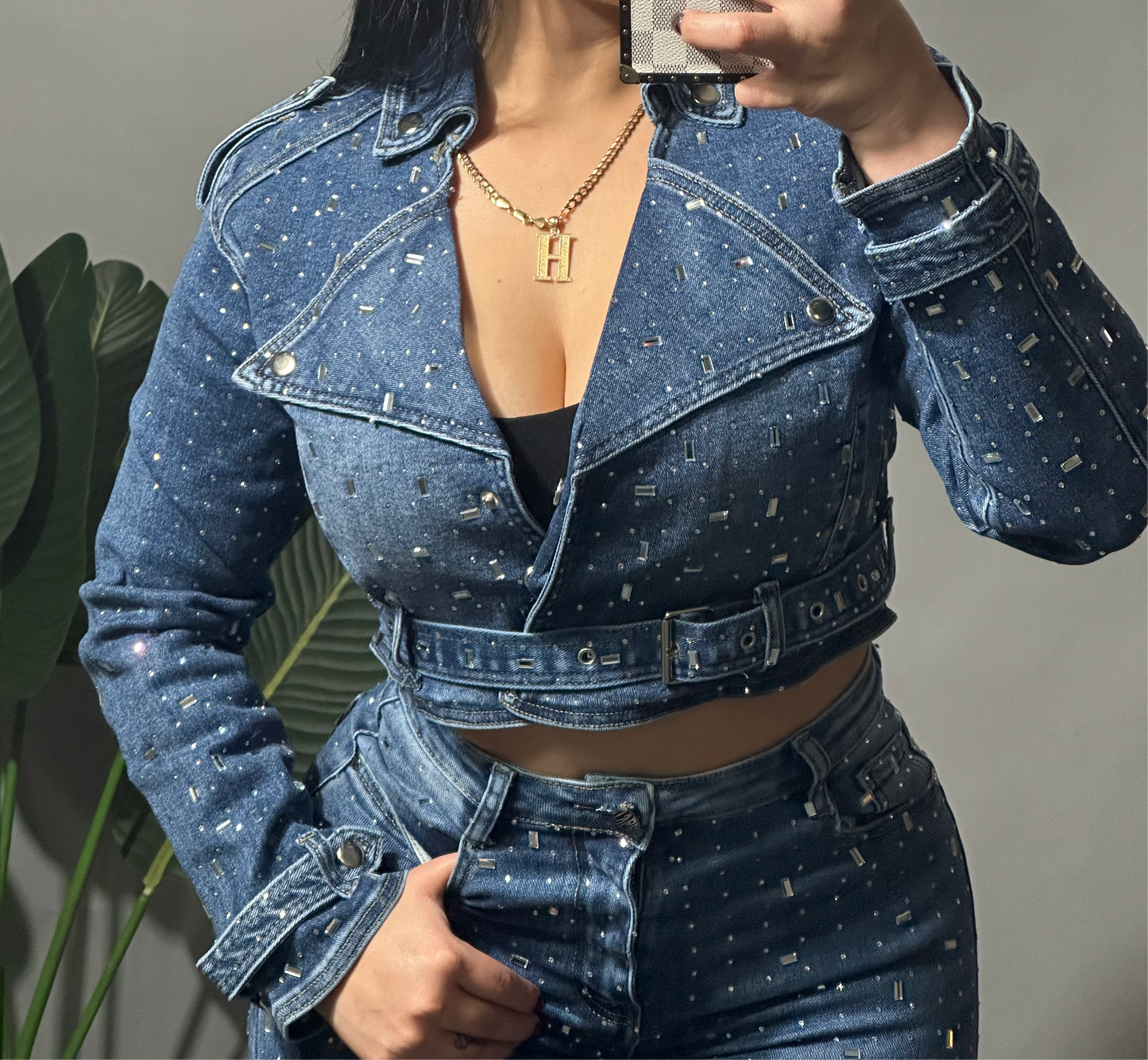 Crystal Denim Blue Jacket